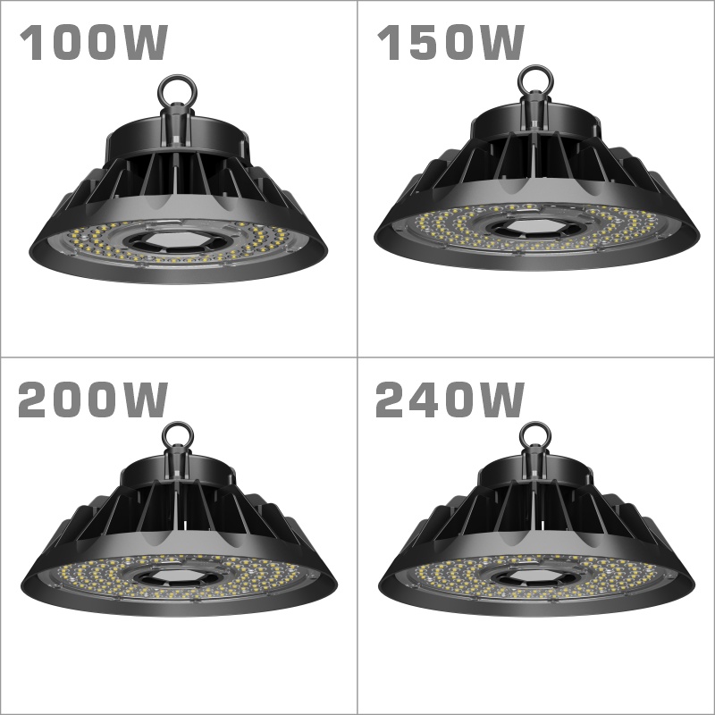 Industrial Warehouse IP65 100W 150W 200W 240W Highbay UFO LED High Bay Light