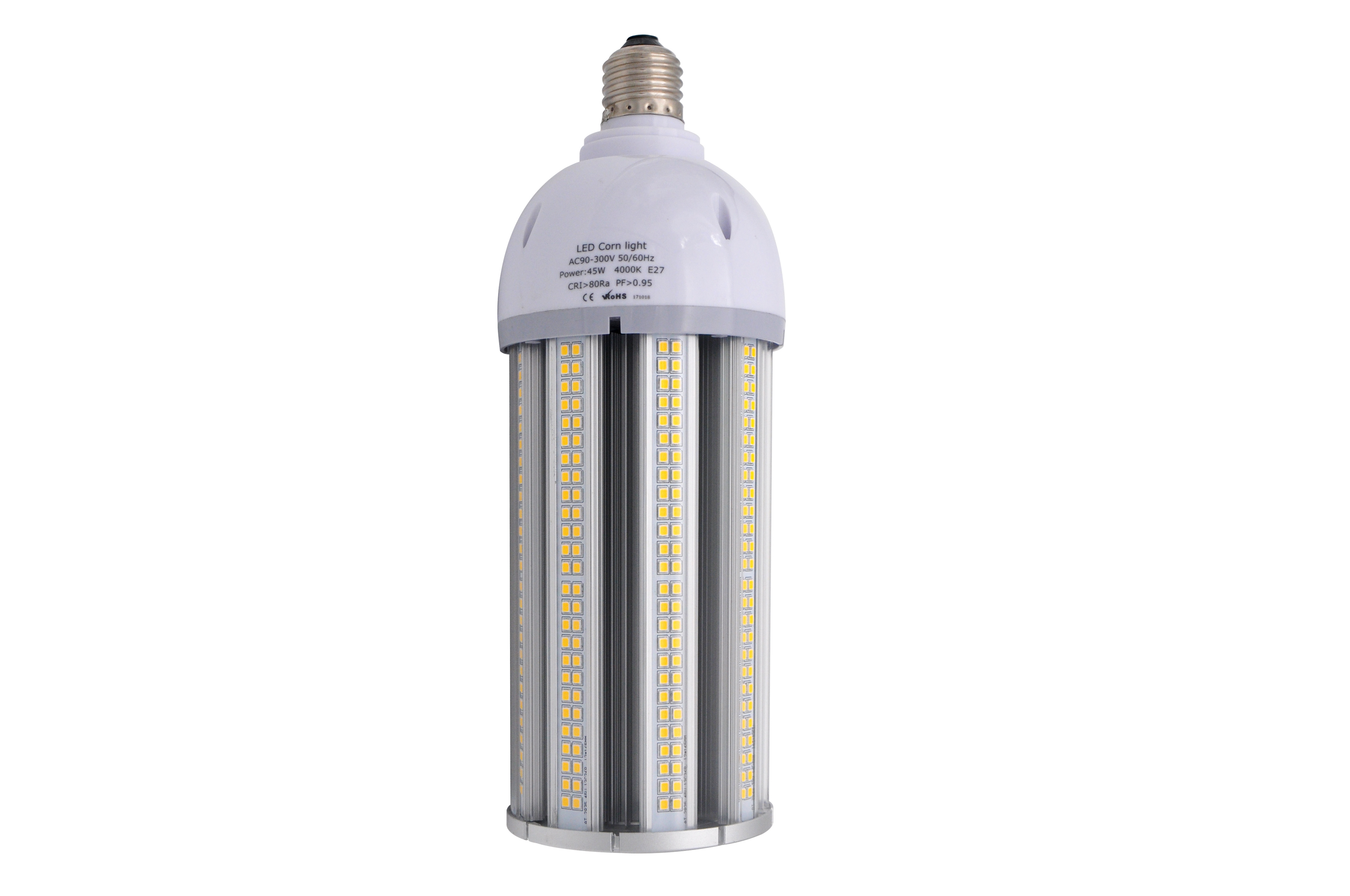 High Quality Super Bright 27W 36W 45W 54W SMD E27 E40 Base LED Corn Light Bulb for HPL SON Replacement